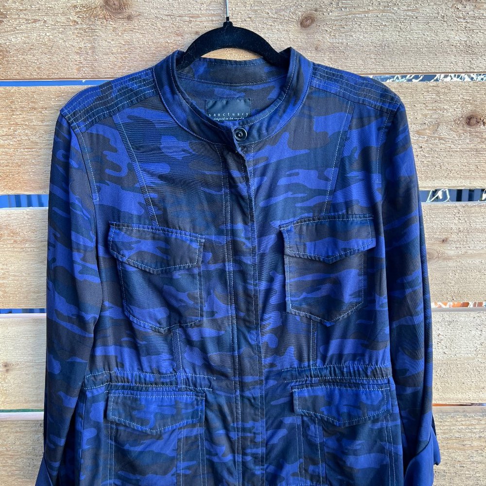 SANCTUARY TINCEL CAMO COAT